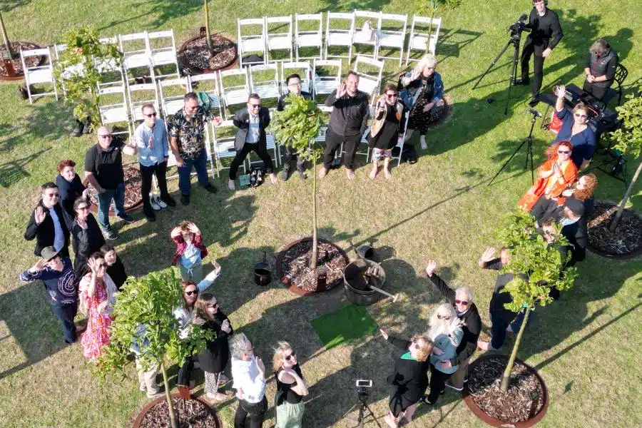 A Living Legacy Tree funeral service at Mornington Green Living Legacy Gardens