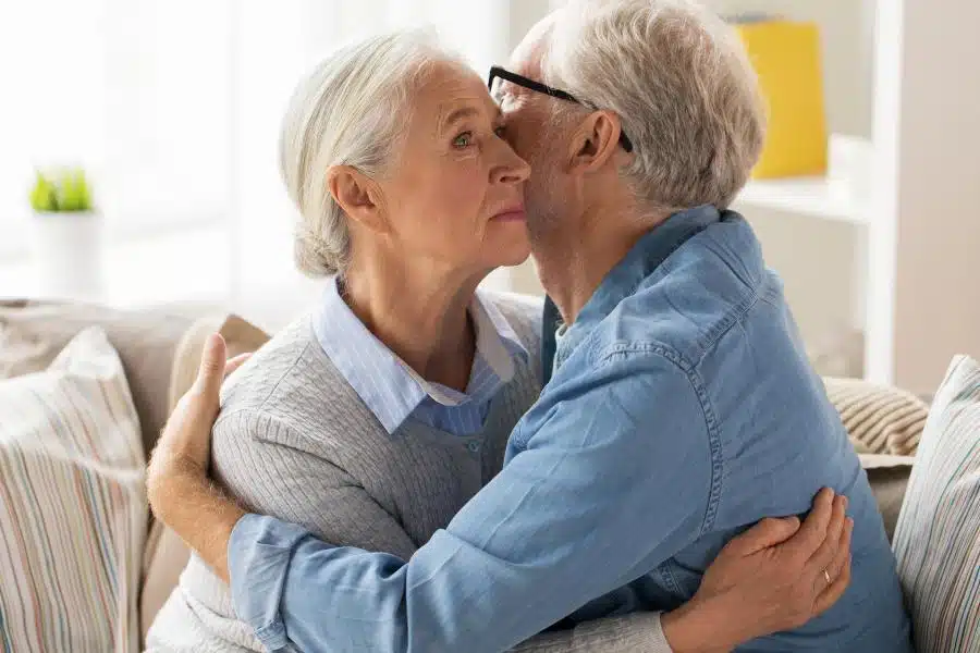 Emotional support for a dying person