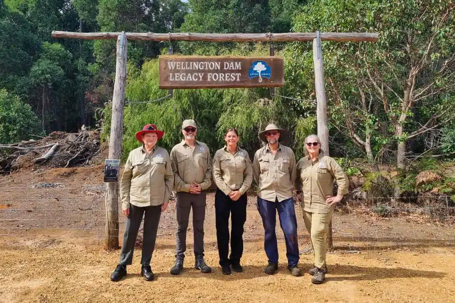 The fun funeral directors and funeral experts at Wellington Dam Living Legacy Forest